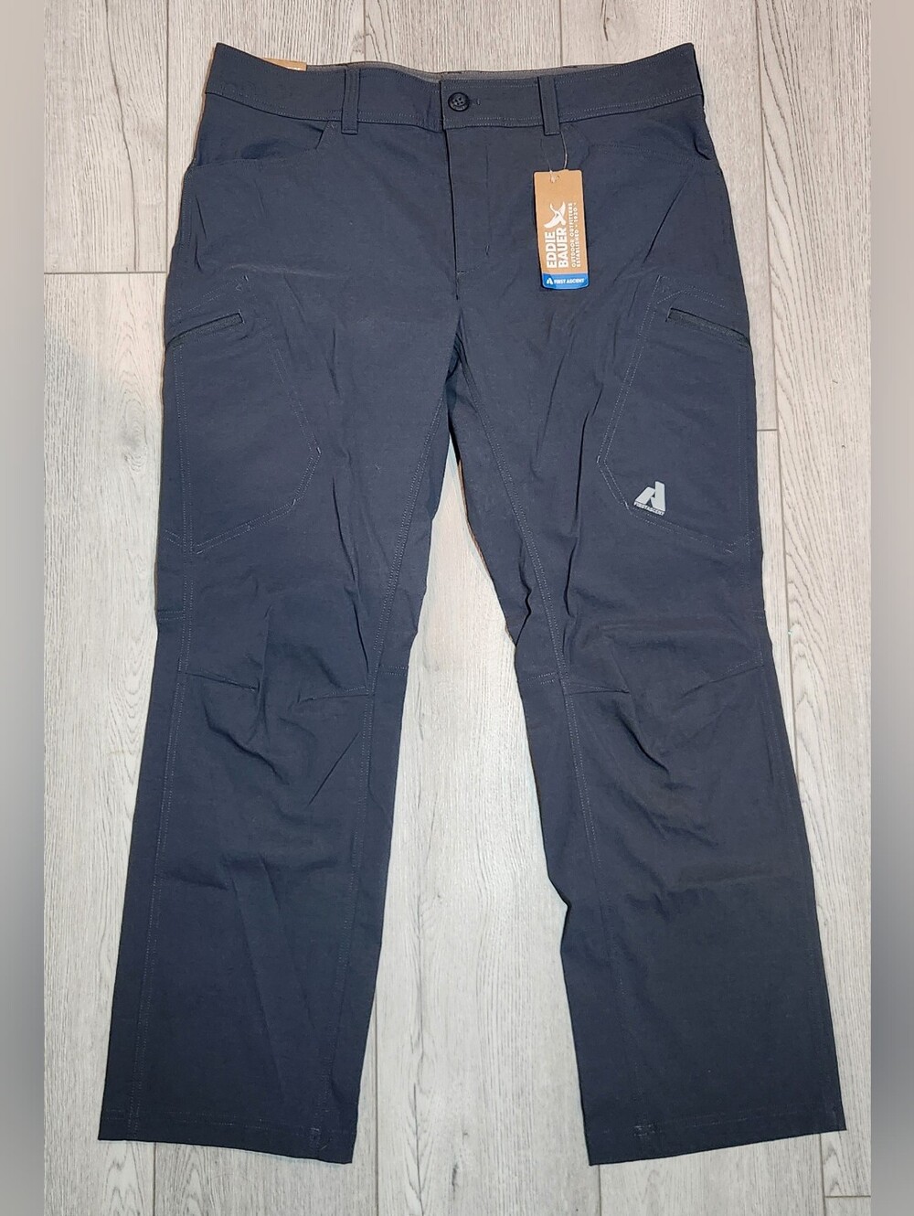 NWT Eddie Bauer First Ascent Guide Pro Pants Storm Mens 36x30 Stretch Hiking